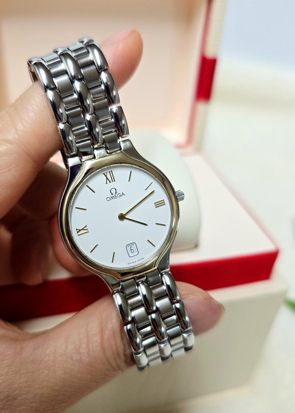 오메가시계 드빌 18k쿼츠 31mm 정품
