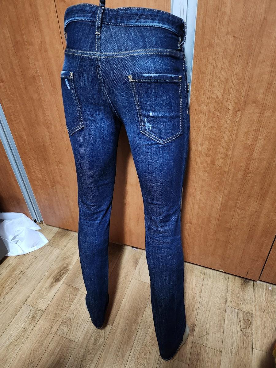 DSQUARED2디스퀘어드2스판금장로고청바지46입니다만 약30에서31정도