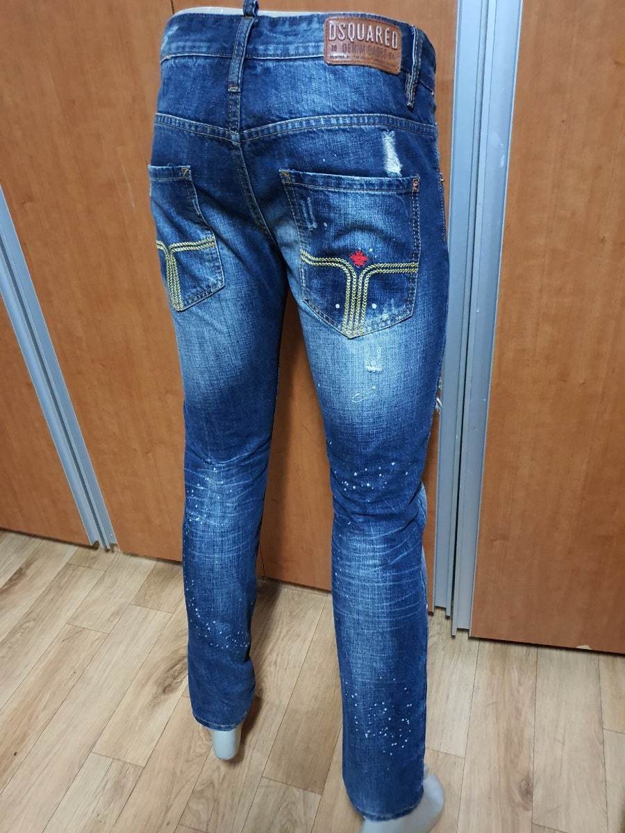 디스퀘어드2데미지페인팅청바지팬츠바지46약30에서31인치정도 입니다 