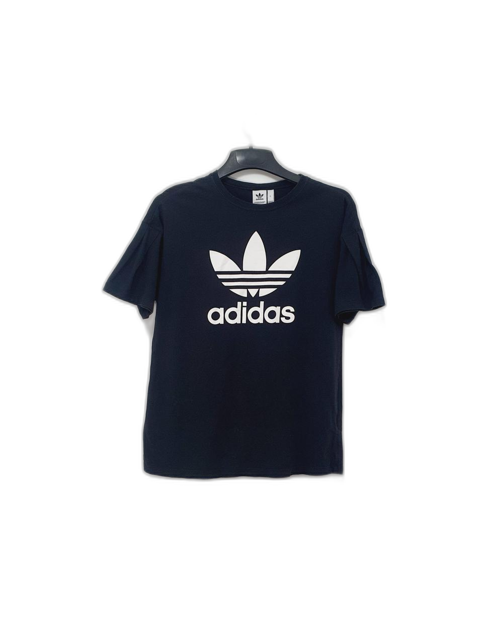 adidas 아디다스 불꽃마크 여성 반팔라운드티(블랙)