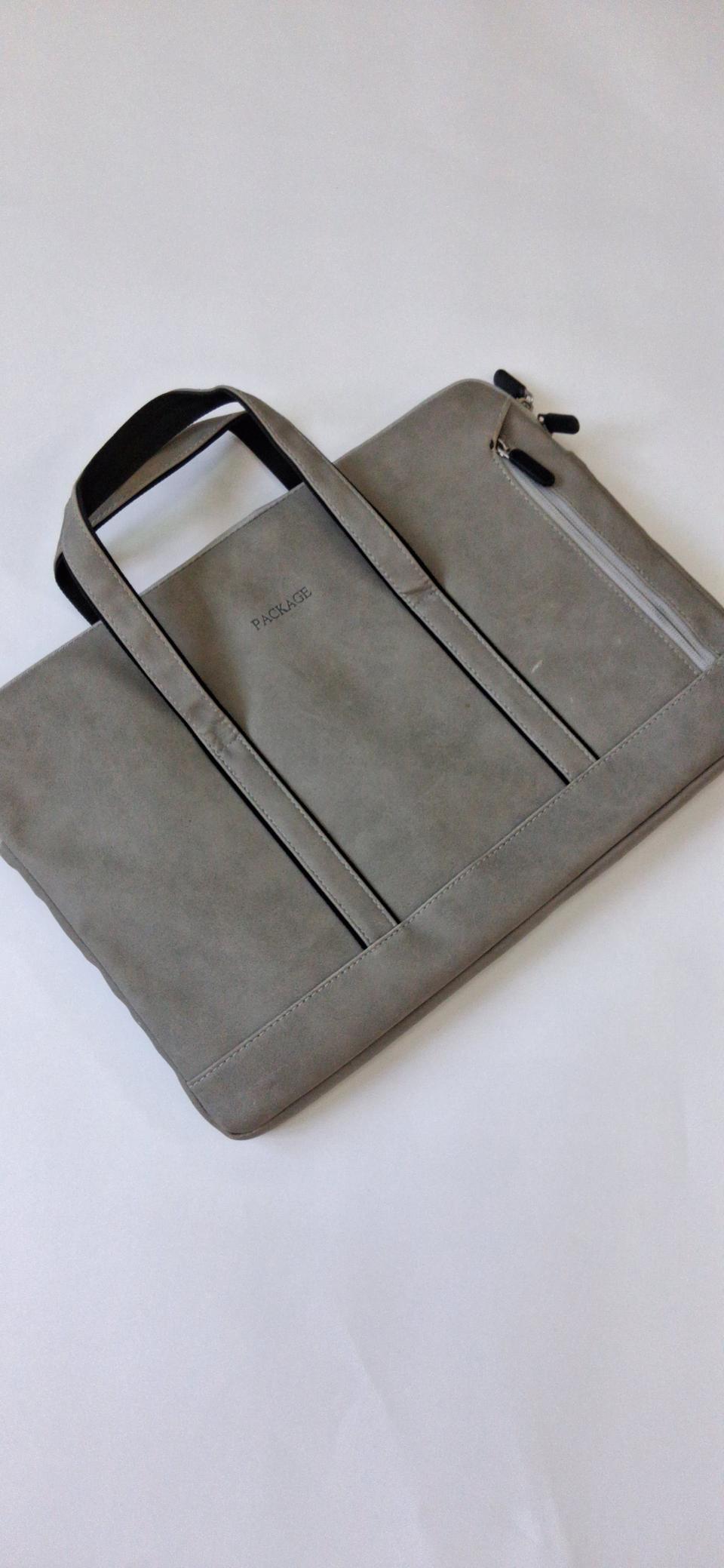 PACKAGE  노트북 가방 연회색