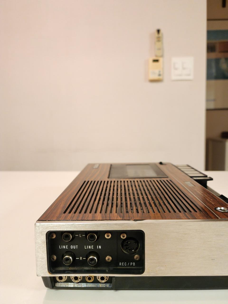 소니 빈티지 스테레오 카세트 플레이어 TC-1200A
