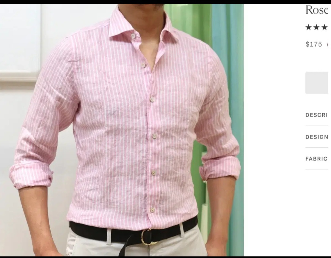 [판매완료] Ships India Linen Shirts 쉽스 린넨셔츠