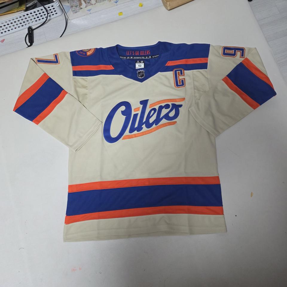 NHL 애드먼턴 오일러스 아이스 하키 져지