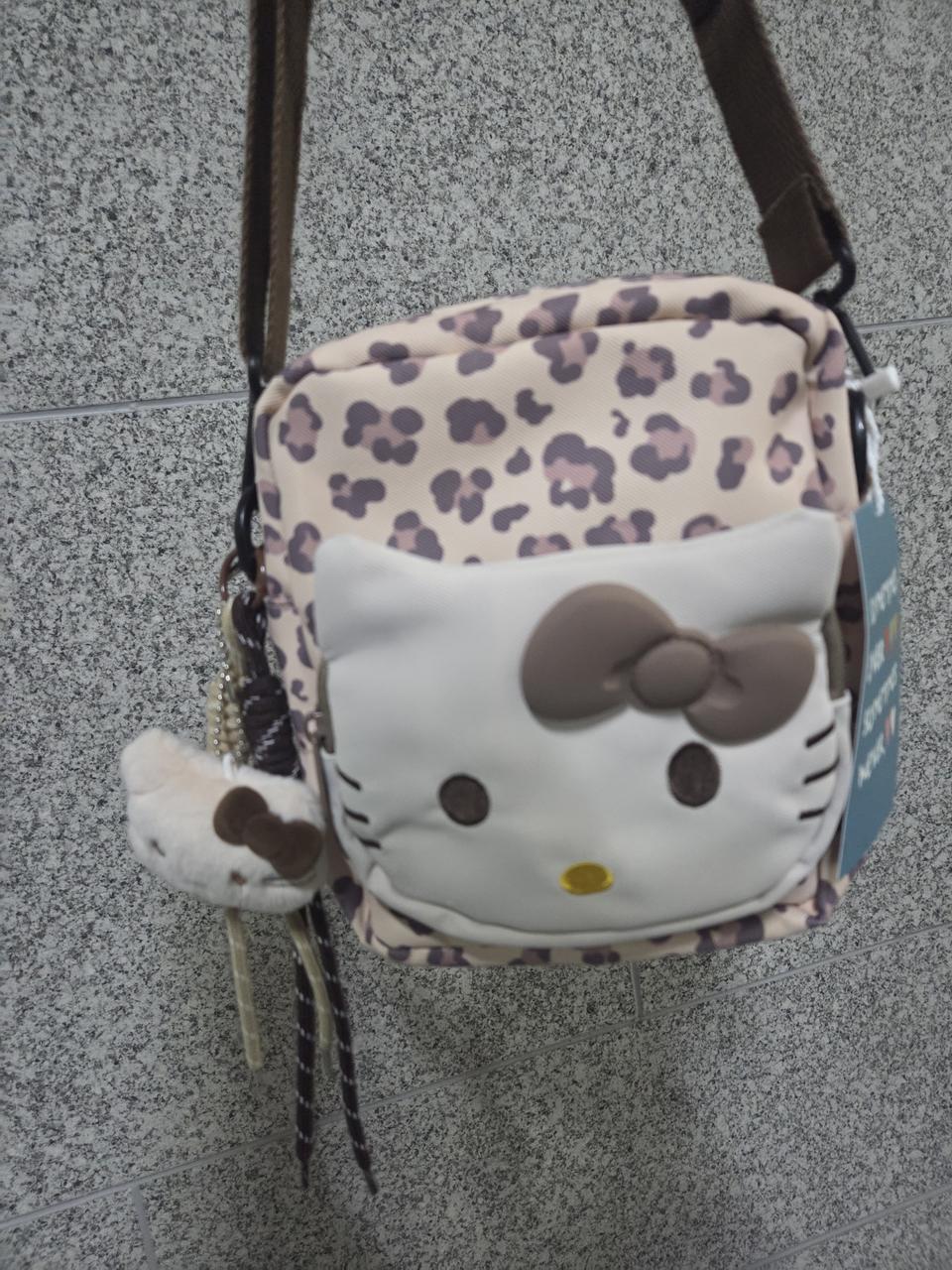 고양이(키티스타일) 레오파드 크로스백