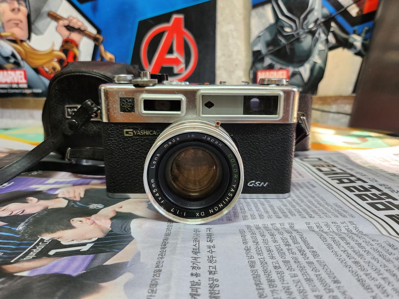 부품용 야시카 일렉트로35 필름카메라