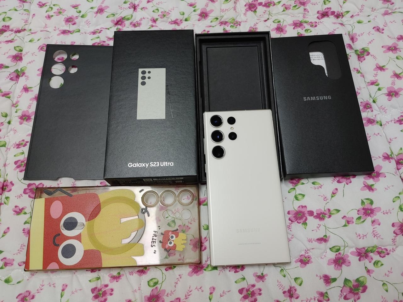 풀박 S급 ㅡ 갤럭시 S23 울트라 256 + 액정,배터리 교체