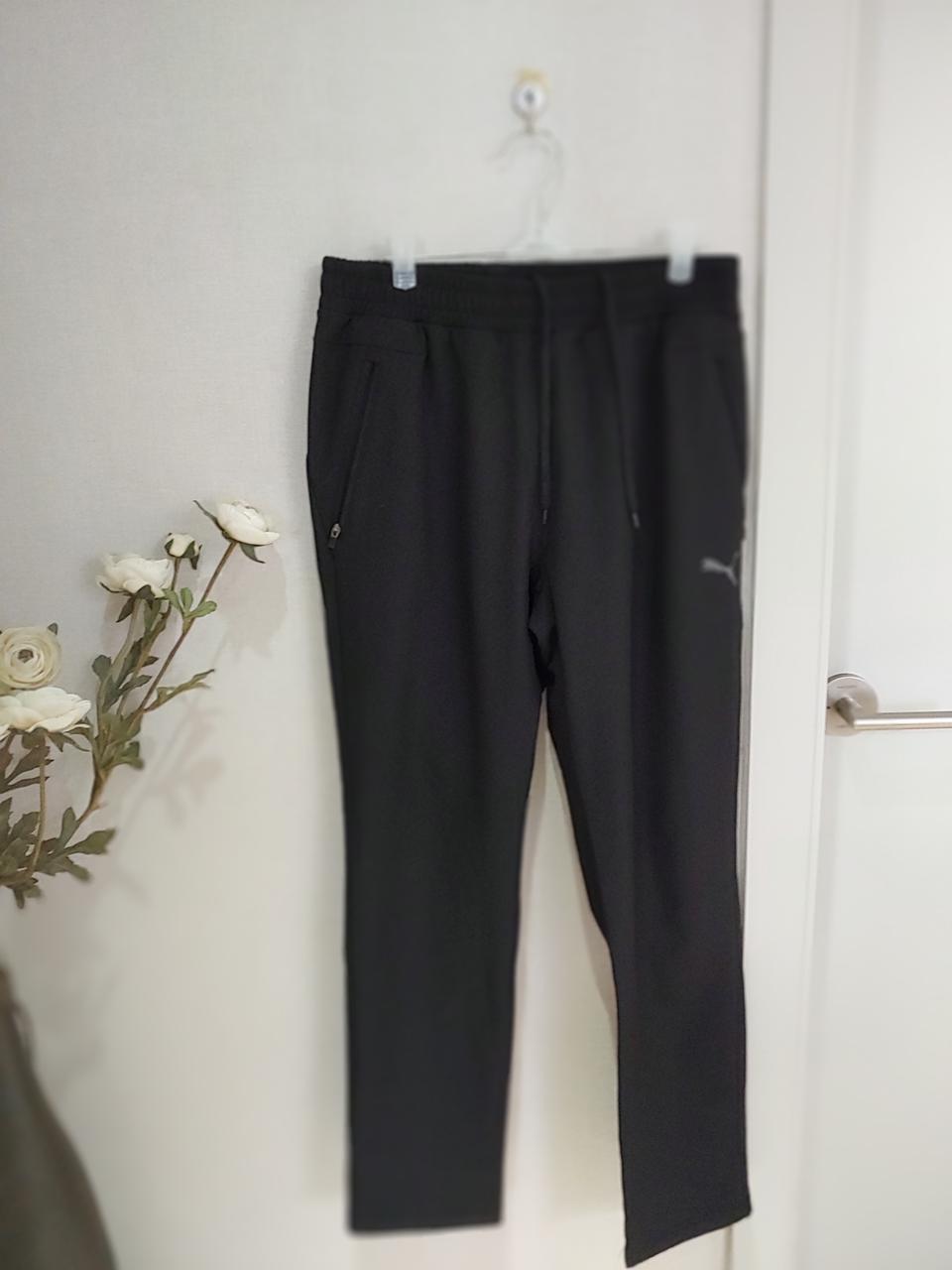 puma 푸마  블랙 트레이닝 팬츠 M