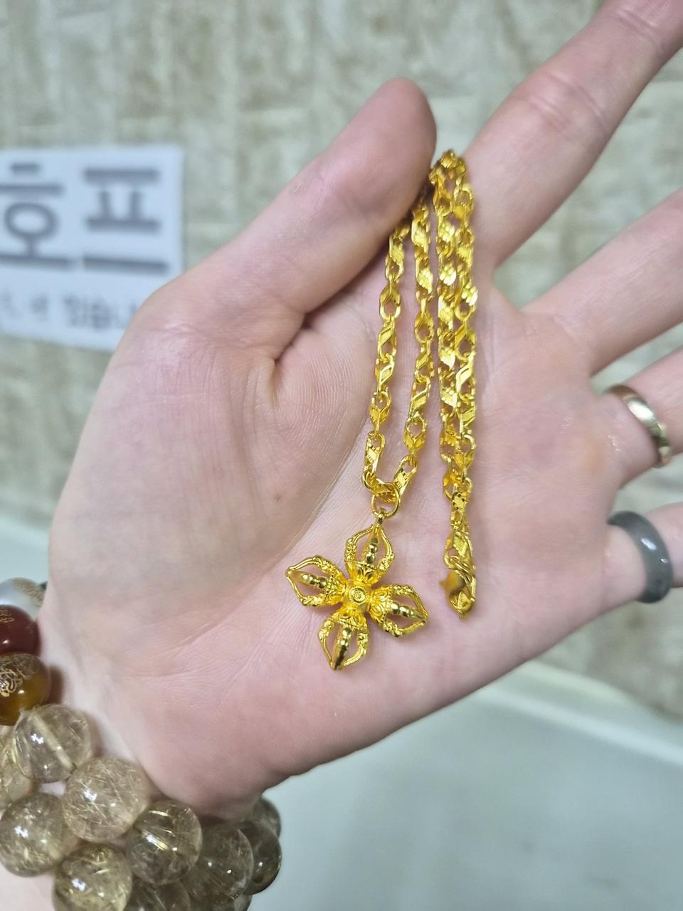 금강저 펜던트 목걸이