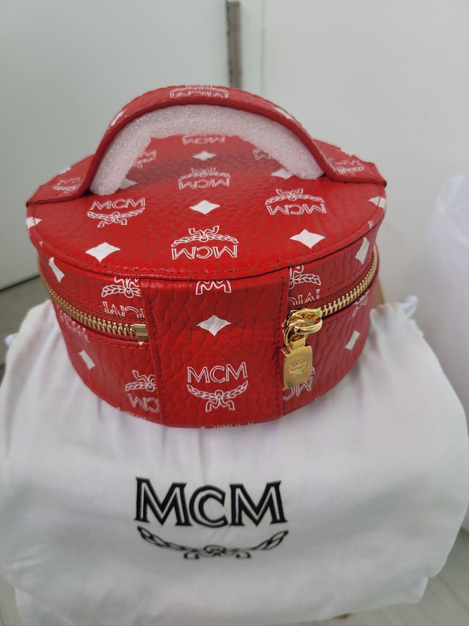 mcm 레드 파우치   (미사용)