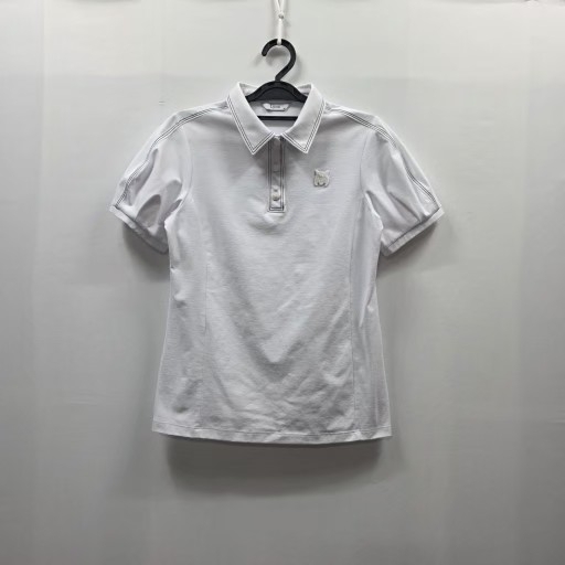 0014 [링스]25년 여성 세미 퍼프 반소매 카라 티셔츠 90