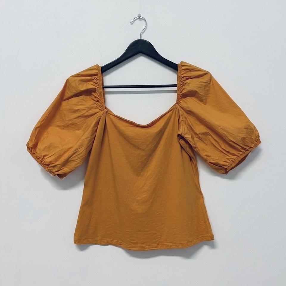 H&M 개나리 퍼프티