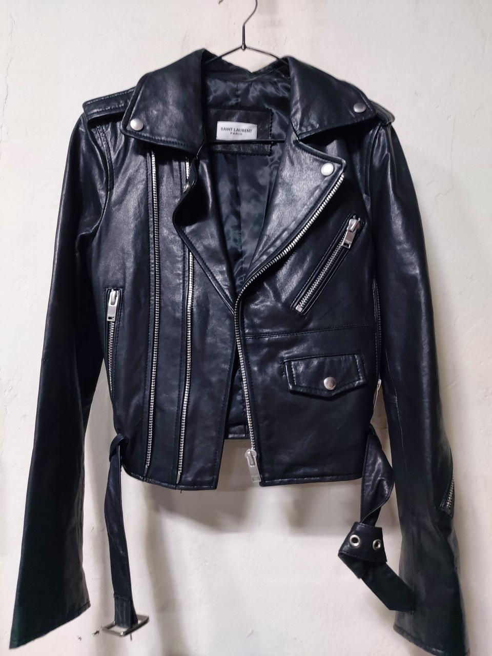 SAINT LAURENT 양가죽 자켓