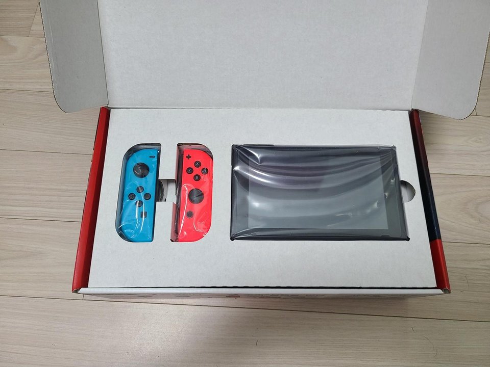 (무료배송)닌텐도스위치 배터리개선판 커펌 256/512G 네온
