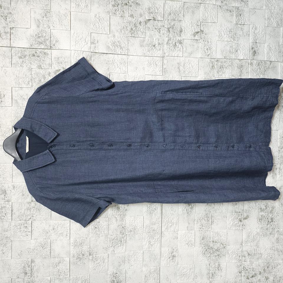 비씨비지 BCBG 린넨 셔츠형 원피스