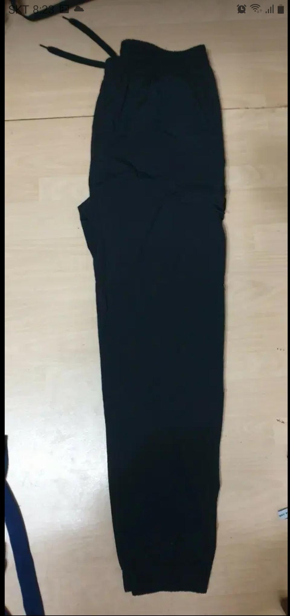 험머 우븐 카고 조거 100 배딩