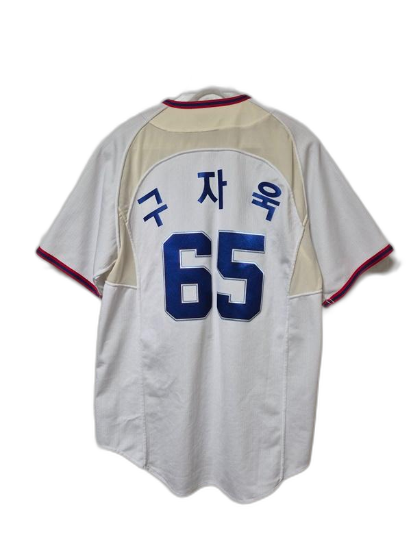 빈폴아웃도어 삼성라이온즈 남자 매쉬 남성 구자욱야구유니폼티셔츠90