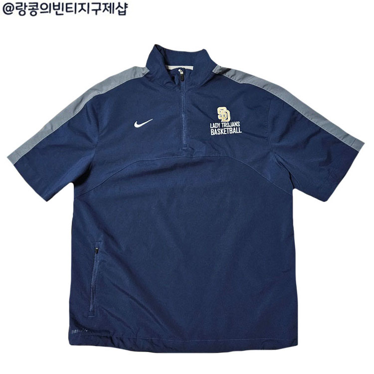 나이키 스우시 스트릿 반팔 아노락 자켓