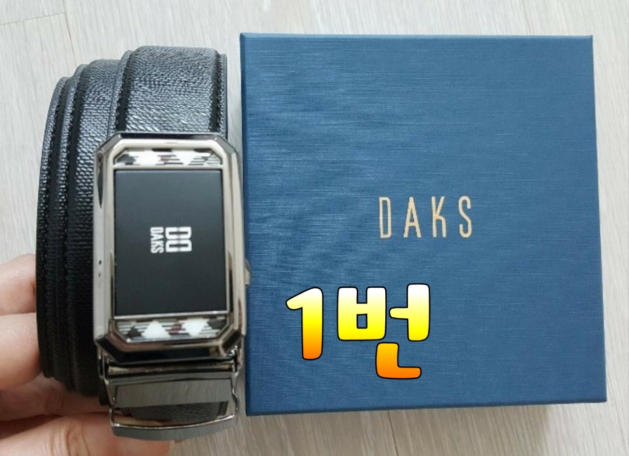 닥)고급형  소가죽  자동벨트  (새상품)