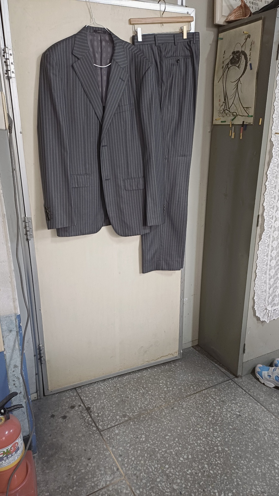갤럭시 남성 여름 정장100싸이즈바지32싸이즈기장109센치