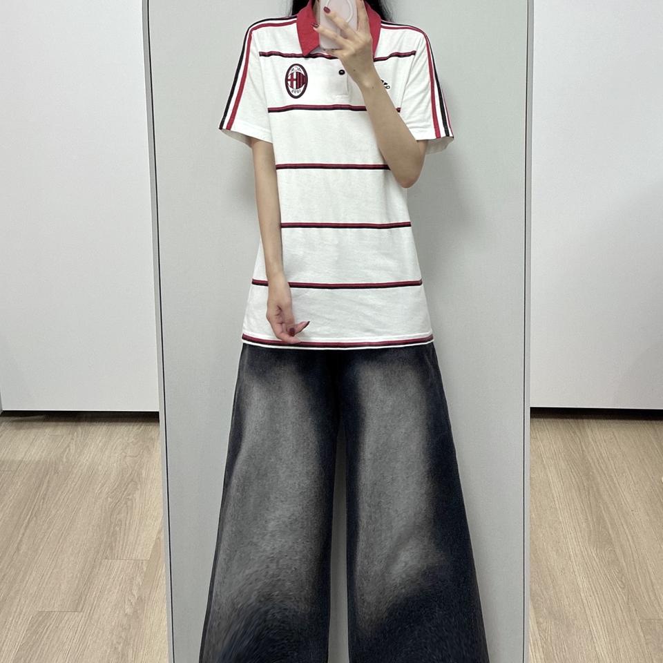 아디다스 AC밀란 카라 반팔 티셔츠