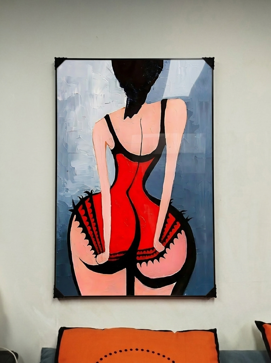 그림 액자 팝아트 인테리어소품: 여성 그림 대형그림액자 거실인테리어