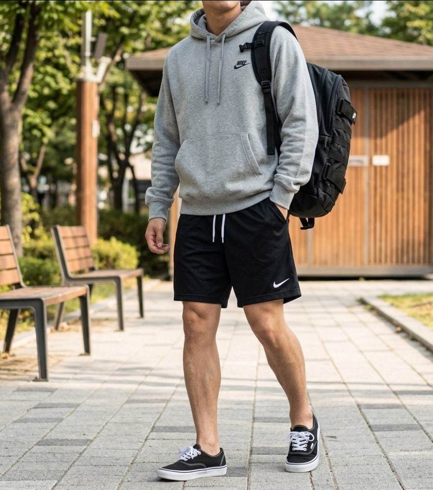 나이키 블랙 반바지 100/XXL(34-36정도)