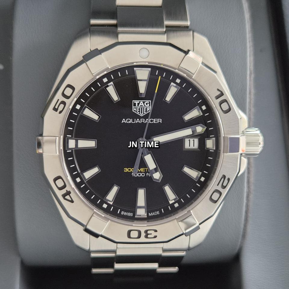 태그호이어 아쿠아레이서 300 쿼츠 검판 41mm WBD1110(2020