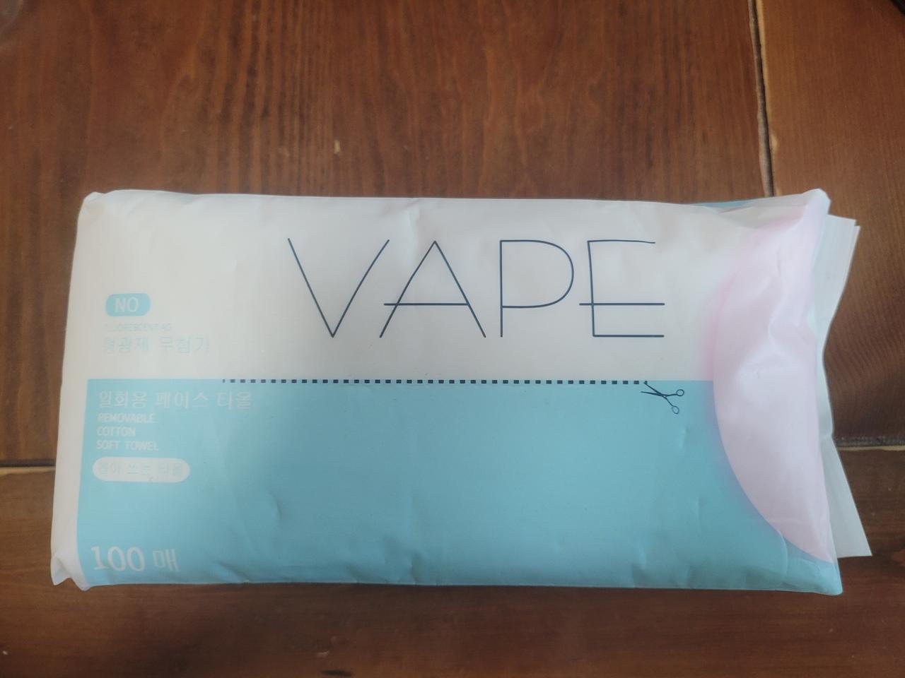 VAPE 일회용 페이스 타올