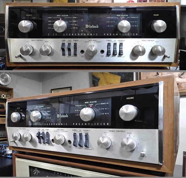 Mcintosh(매킨토시) C22 진공관 프리앰프