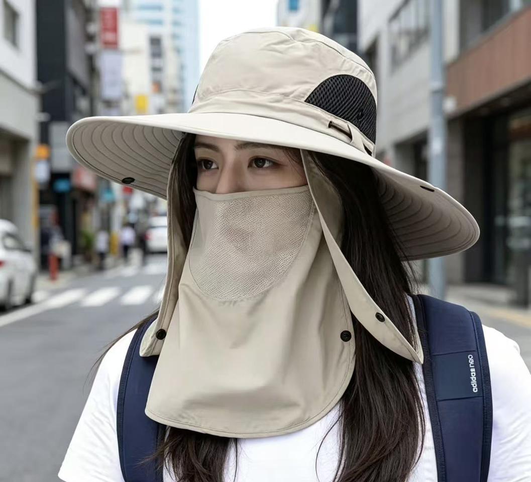 360도 자외선 차단 벙거지