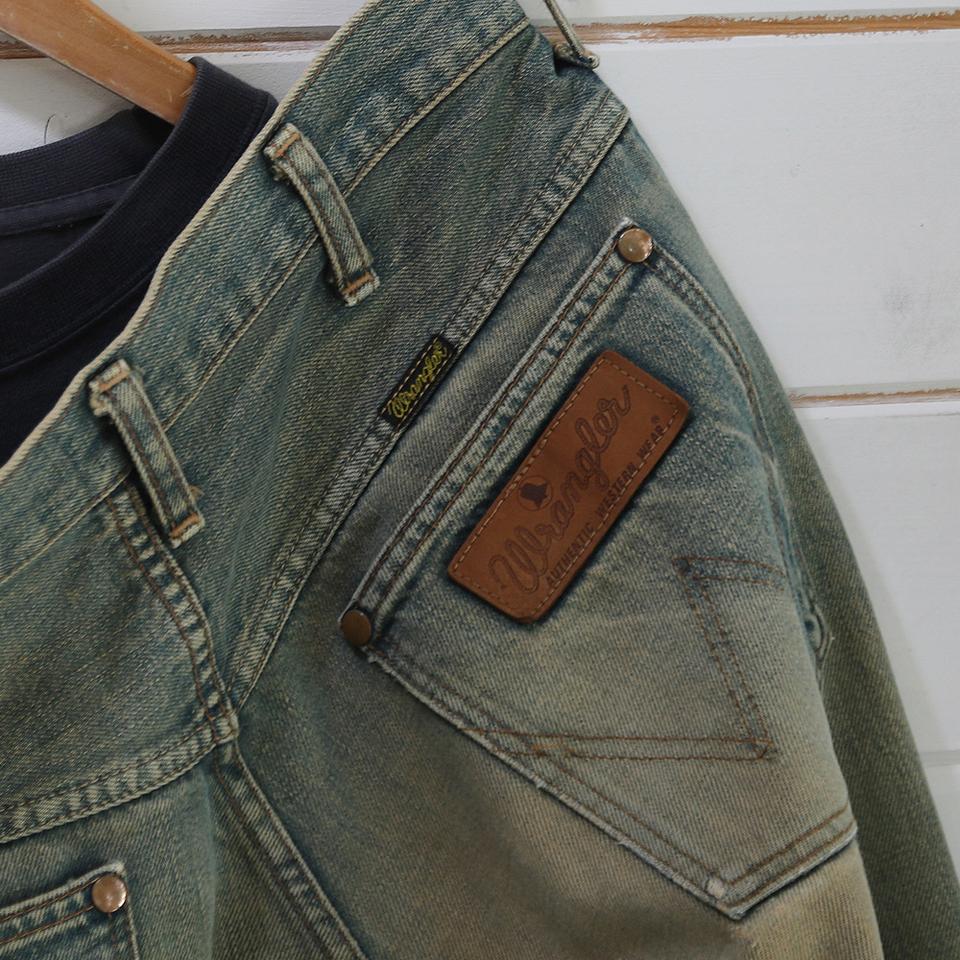 (착용컷) 90's Wrangler BLUE BELL 셀비지 진 29.5