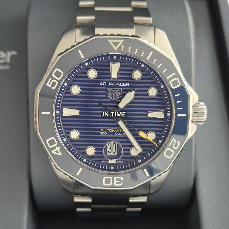 태그호이어 준신형 아쿠아레이서 43mm 청판 WBP201B(2024년식)