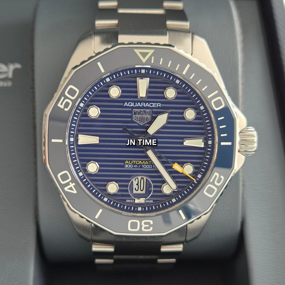 태그호이어 준신형 아쿠아레이서 43mm 청판 WBP201B(2024년식)