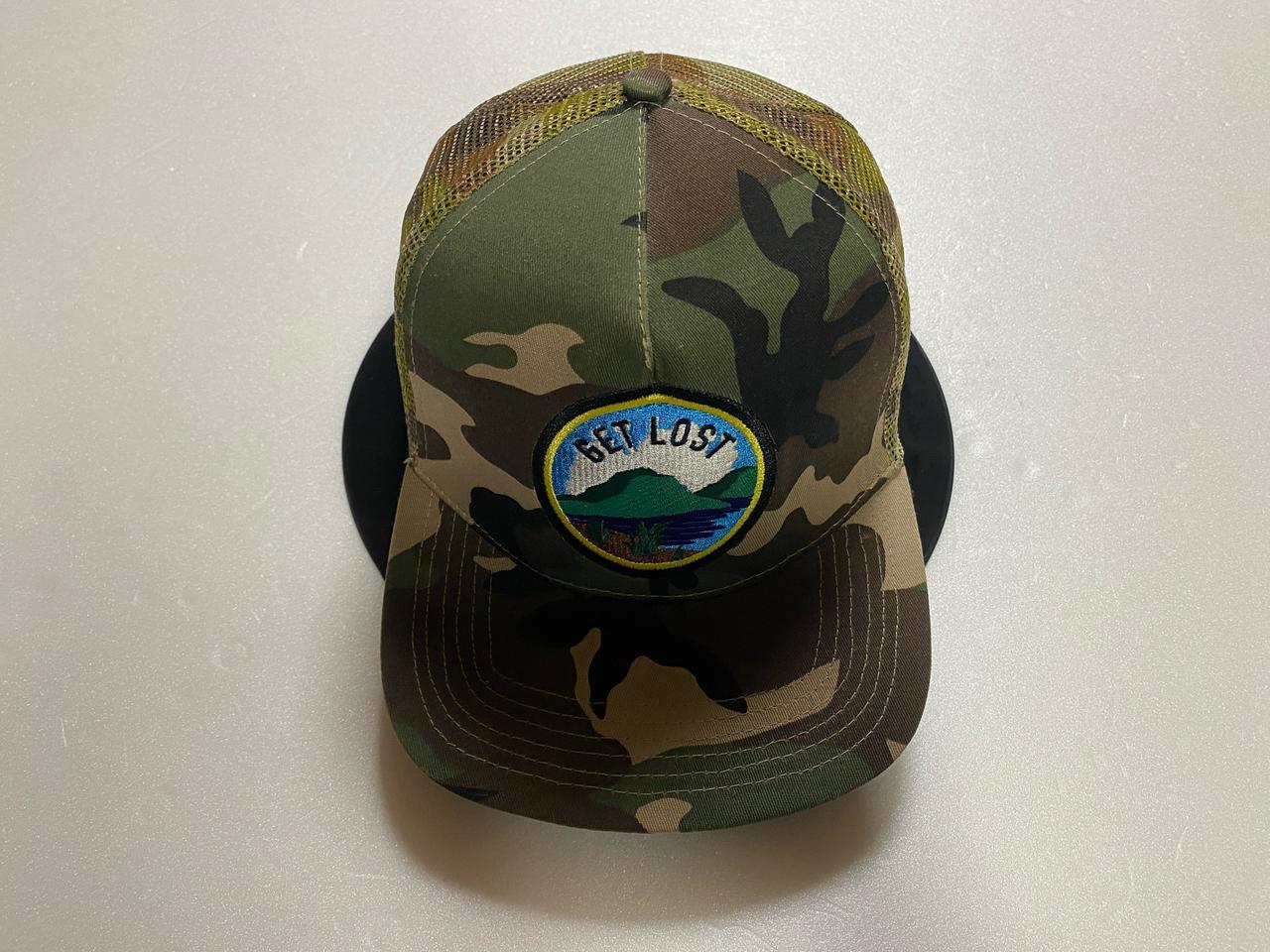 Reason camo vintage trucker cap