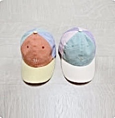 유아 아동 키즈 주니어 파스텔 배색 모자 캡 볼캡