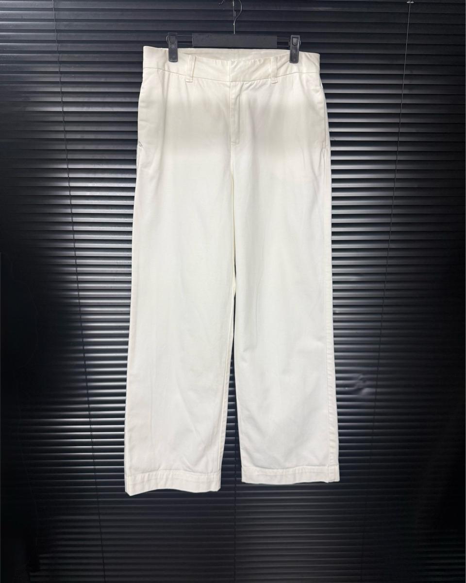 GAP 갭 KHAKIS 카키스 흰색 화이트 와이드 치노 워크 팬츠 30