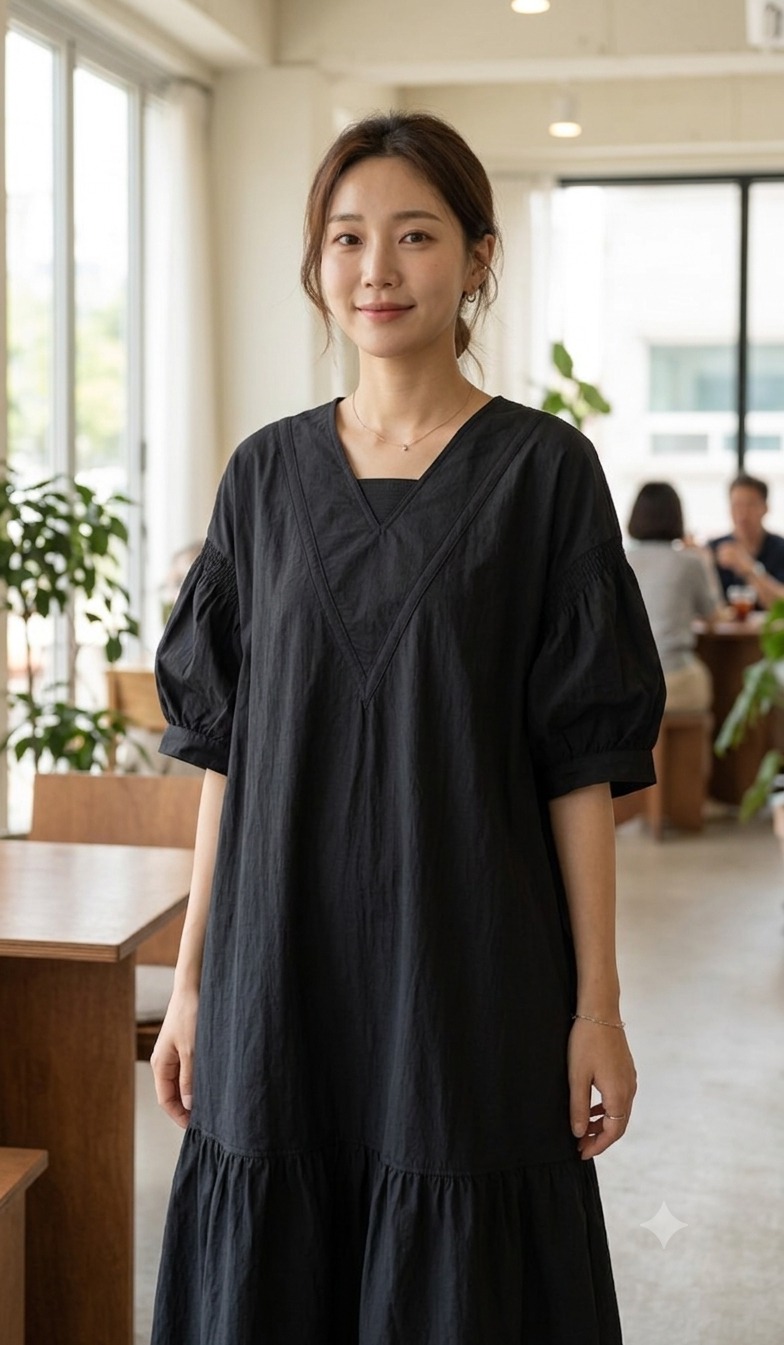 올리비아 바스락 롱 원피스 90