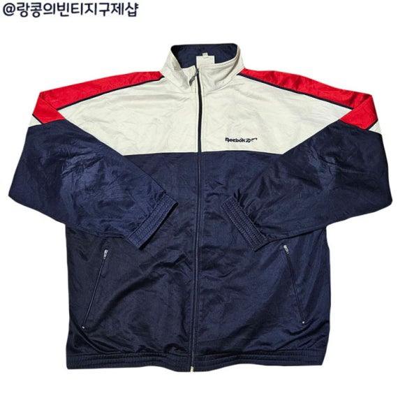 리복 올드스쿨 빈티지 빅로고 져지 자켓
