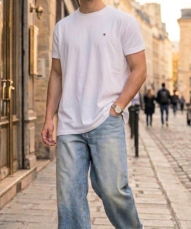 TOMMY HILFIGER 순면티 (XL)