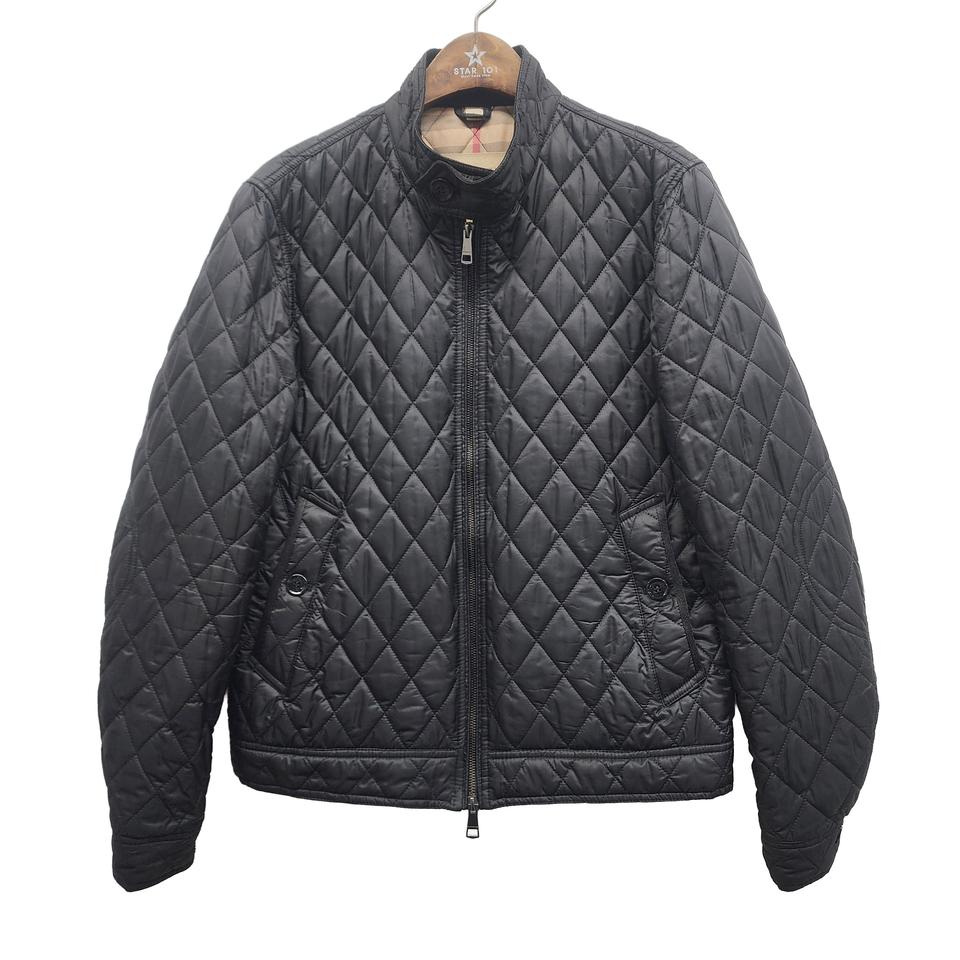 [L] Burberry 버버리 브릿 남성 퀼팅 자켓 블랙