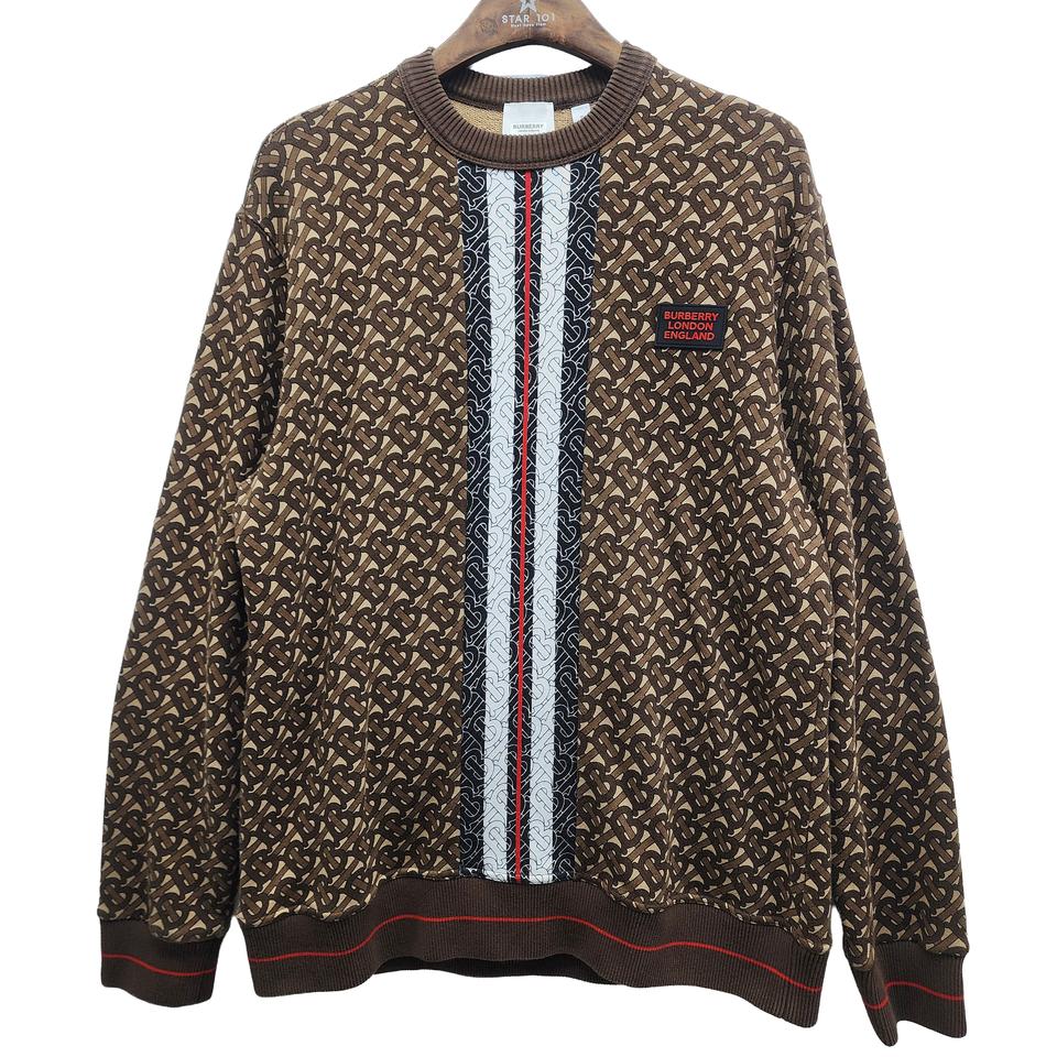 [M] Burberry 버버리 TB 모노그램 맨투맨 티셔츠