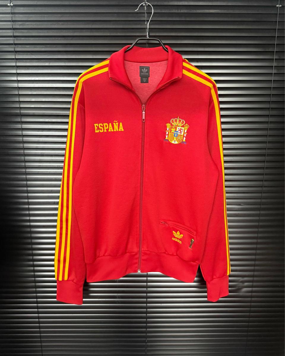 아디다스 스페인 져지 레드 트랙탑 피파 월드컵 집업 100 축구 유니폼