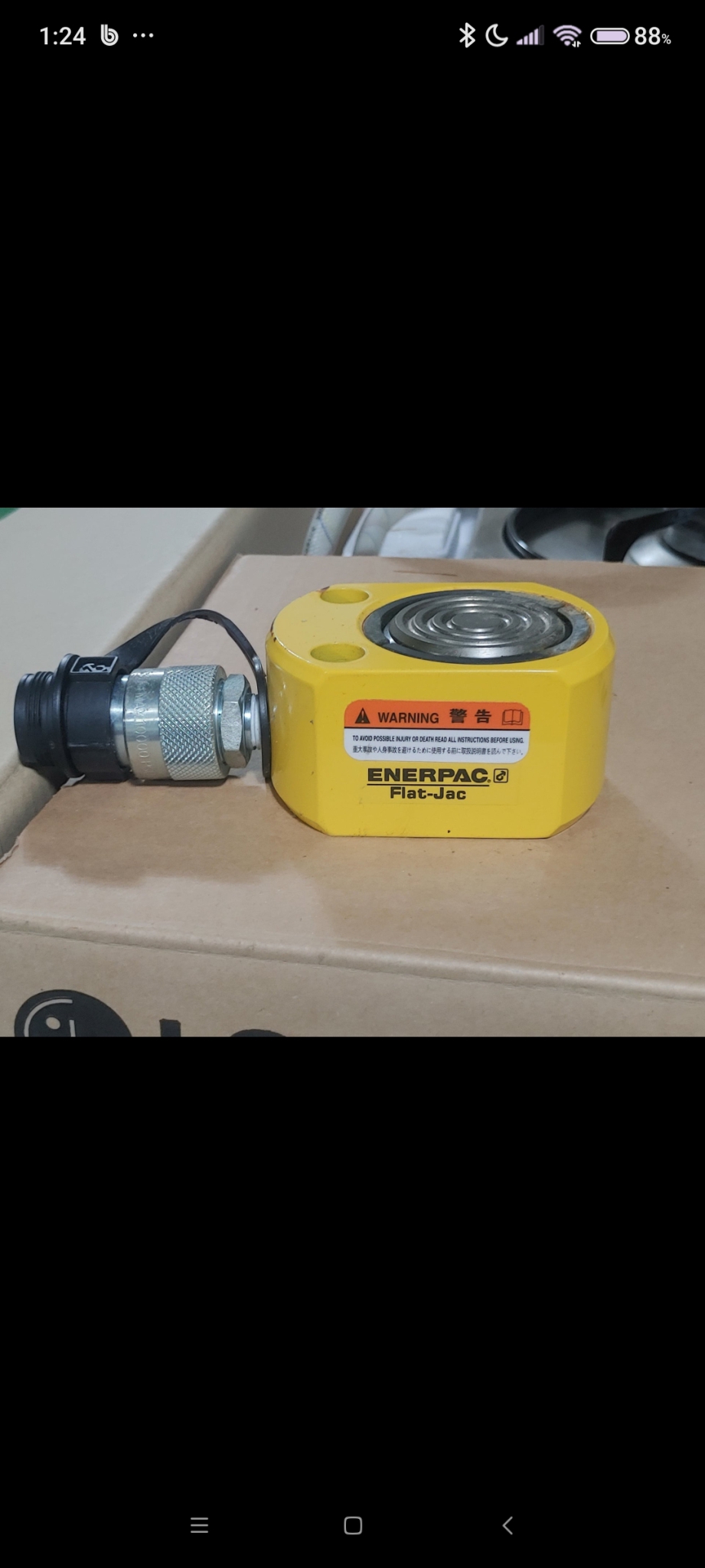에너팩(Enerpac) RSM-200 저상형 유압 실린더 20톤  새제품