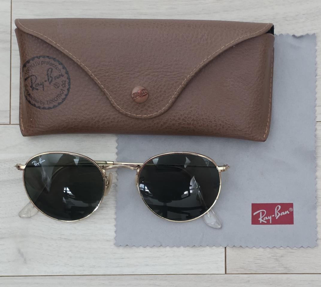 레이벤 Ray Ban RB3447-001 골드 메탈 선글라스
