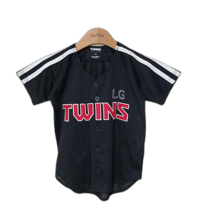 (아동) KBO LG트윈스 블랙원정 유니폼/검니폼 110