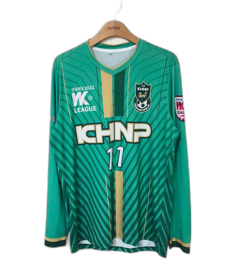 WK리그 경주 한국수력원자력 여자축구단 선수실착유니폼 L #11 김인지