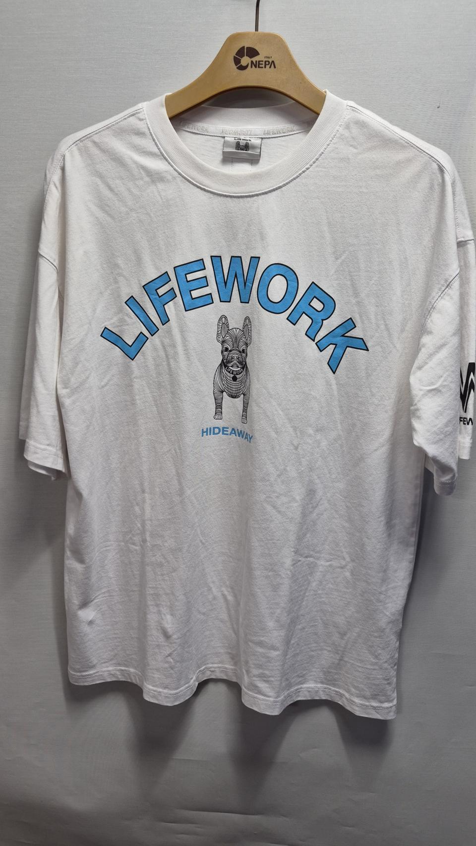 라이프워크 프렌치불독 반팔티