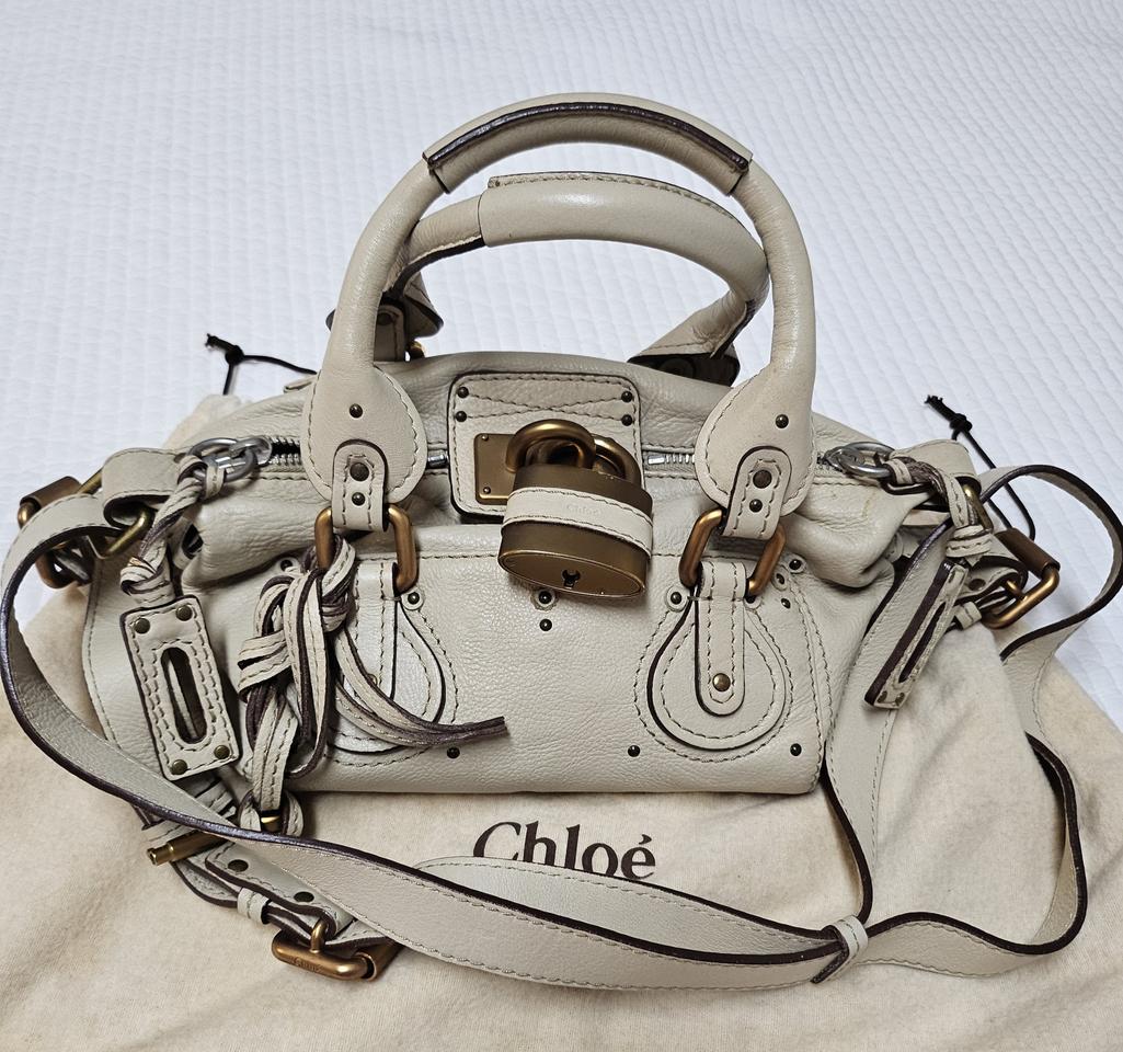 끌로에Chloe패딩턴 백 아이보리 스몰