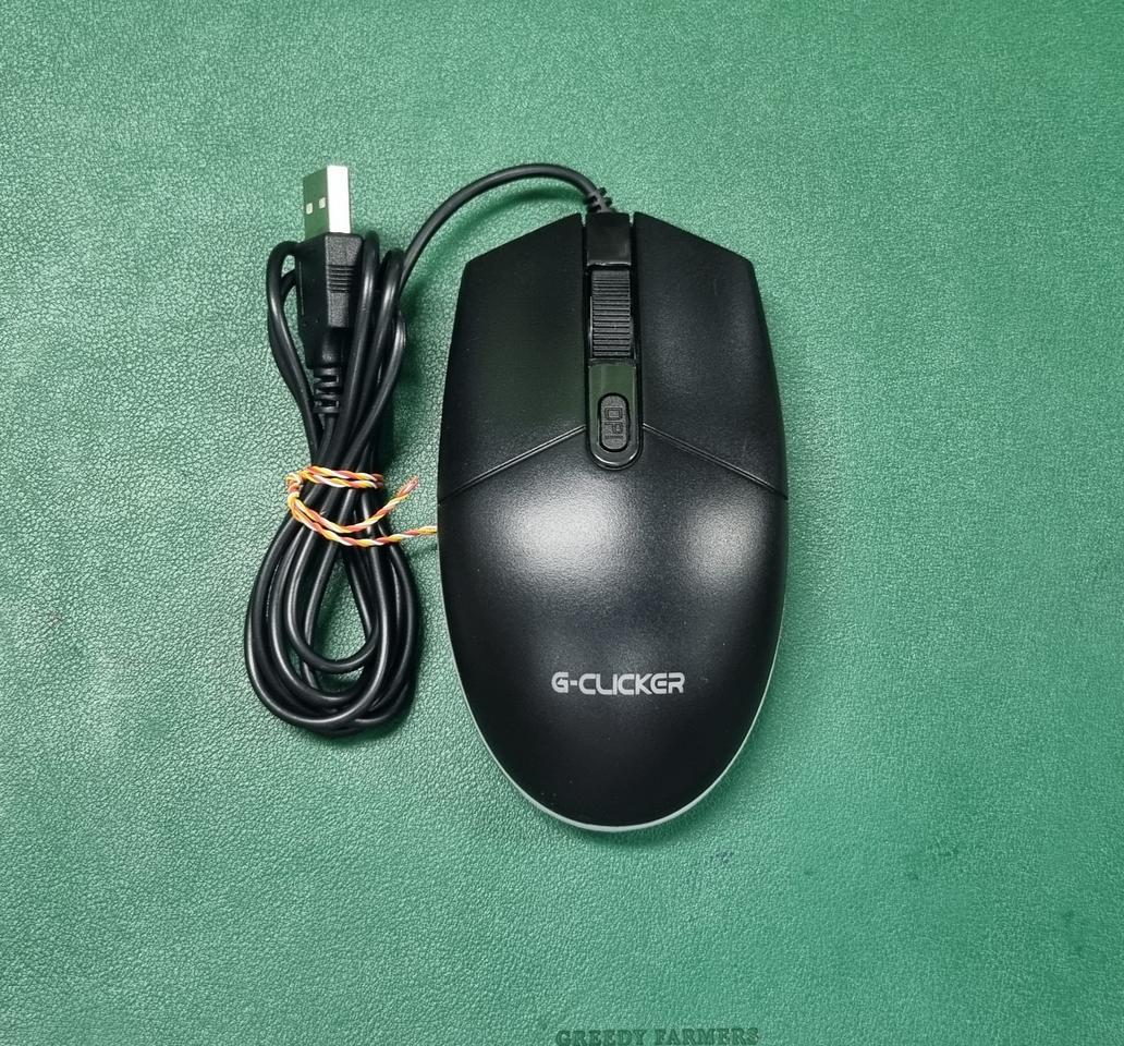 [판매] 지클릭커 GM-M270 유선 LED 마우스 (가성비 최고)